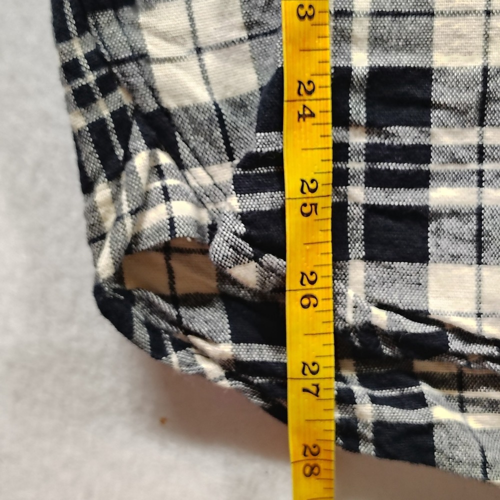 J.Crew Mens Plaid Workshirt Long Sleeve Button‎ Up L double chest pockets - Picture 5 of 7